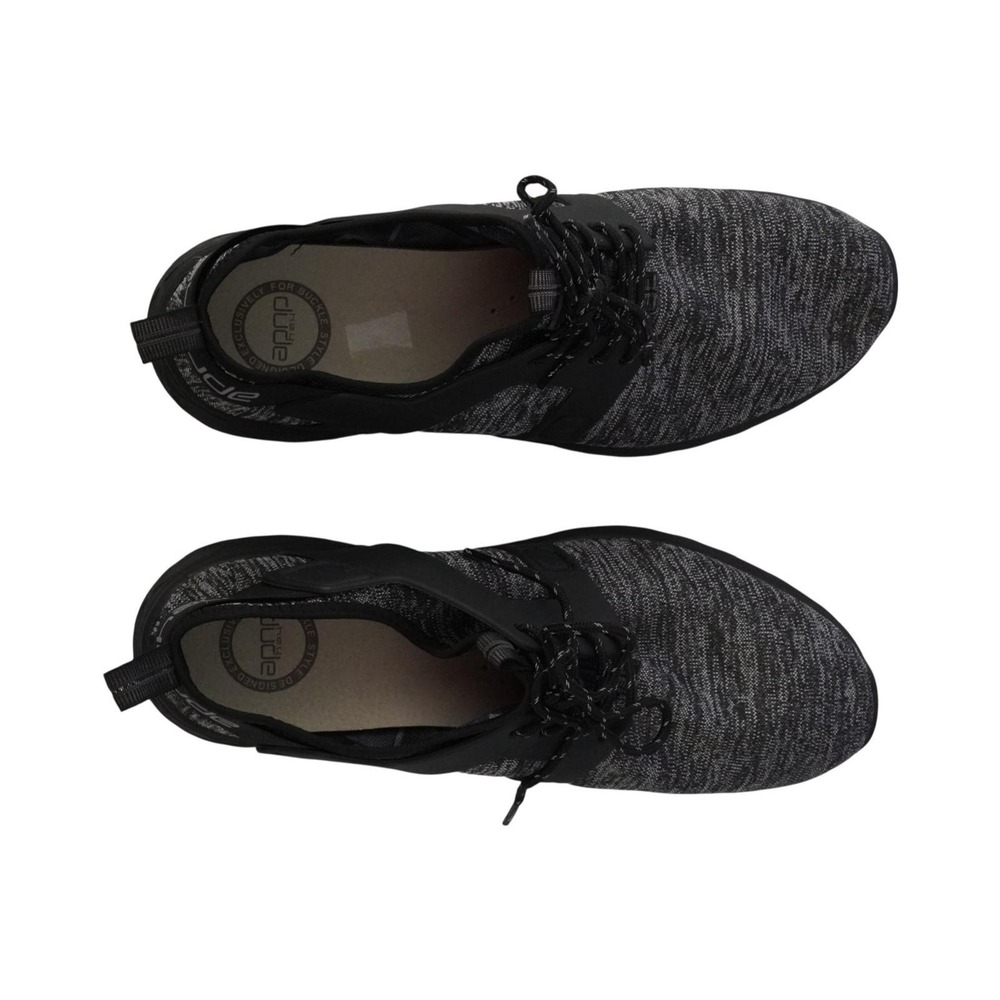 Hey Dude Axel Sox Sneakers Mens Size 12 Gray Black Lightweight Comfort 112434206 - Picture 7 of 9